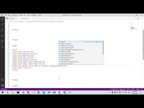 HTML- Form tag and input type