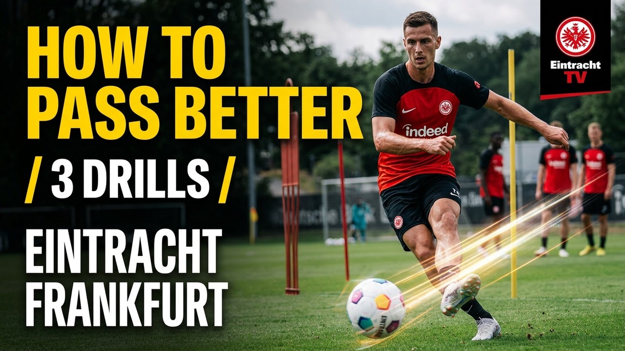 ⚽🔰High Intensity Passing Drills / How to PASS Better / 3 Drills /  Eintracht Frankfurt