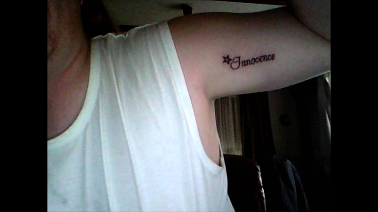 Avril Lavigne Innocence Tattoo Youtube Avril Lavigne Innocence Tattoo Youtube