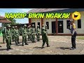 Bikin Ngakak - Lucunya Hansip Saat Belajar Baris-Berbaris