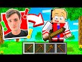 ZERANDO MINECRAFT USANDO APENAS COISAS DE MADEIRA !