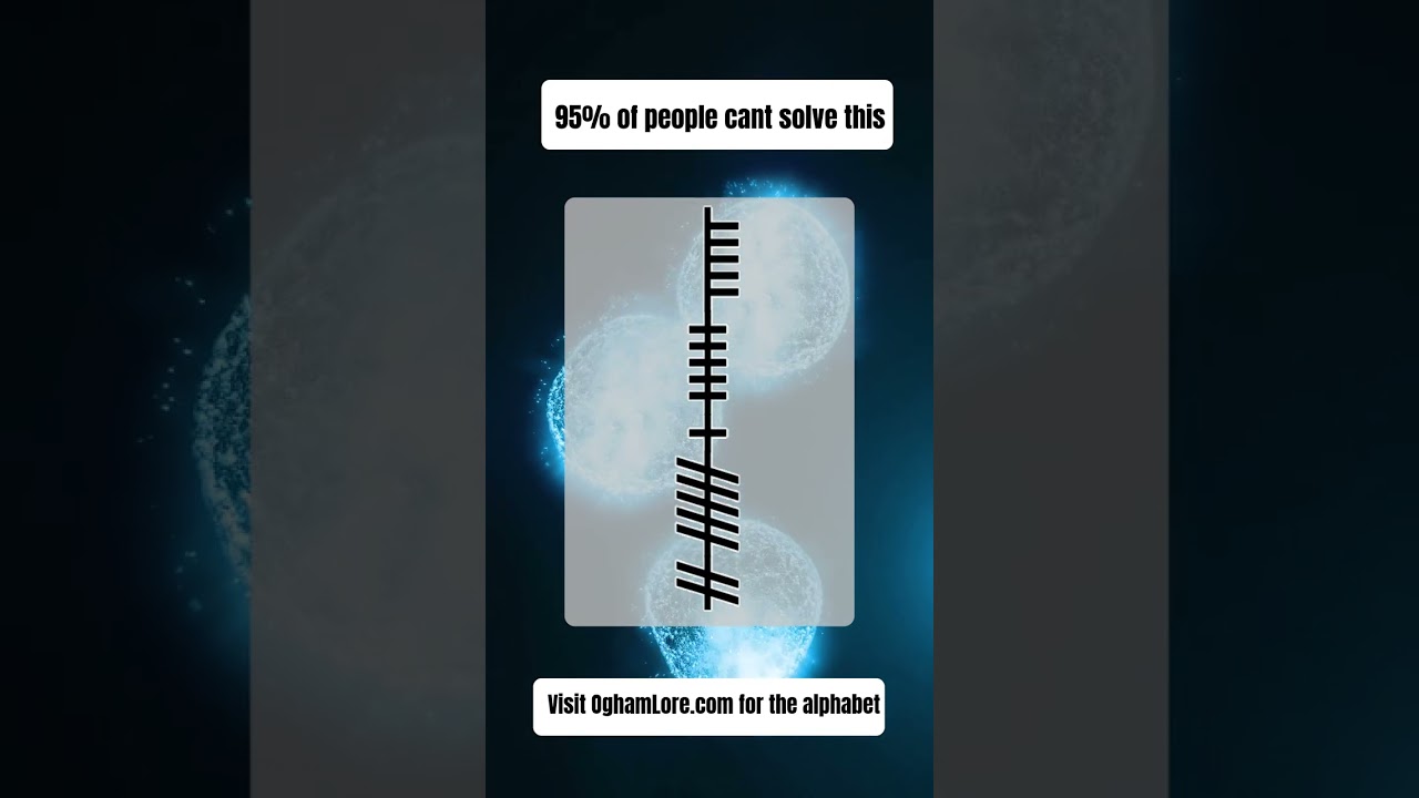 Can You Solve The Ogham ?