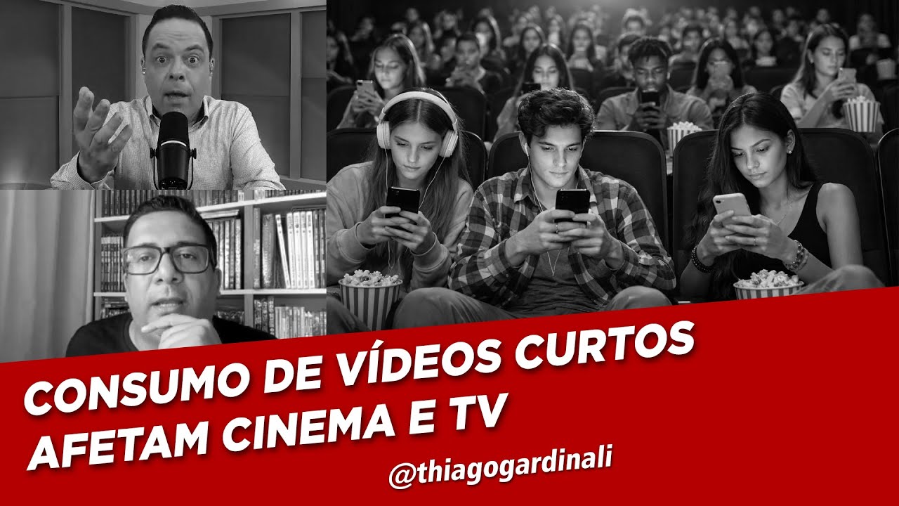 Consumo de vídeos curtos afetam cinema e tv
