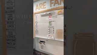 Classroom whiteboard ⭐️🌈 #teacher #teachers #classroom #backtoschool #classroomsetup #shorts #short