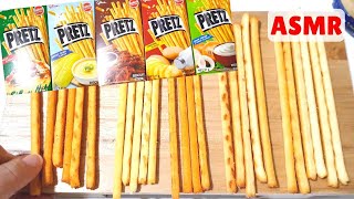 ASMR 5 different flavours of Glico Pretz (no talking, sound only) screenshot 1