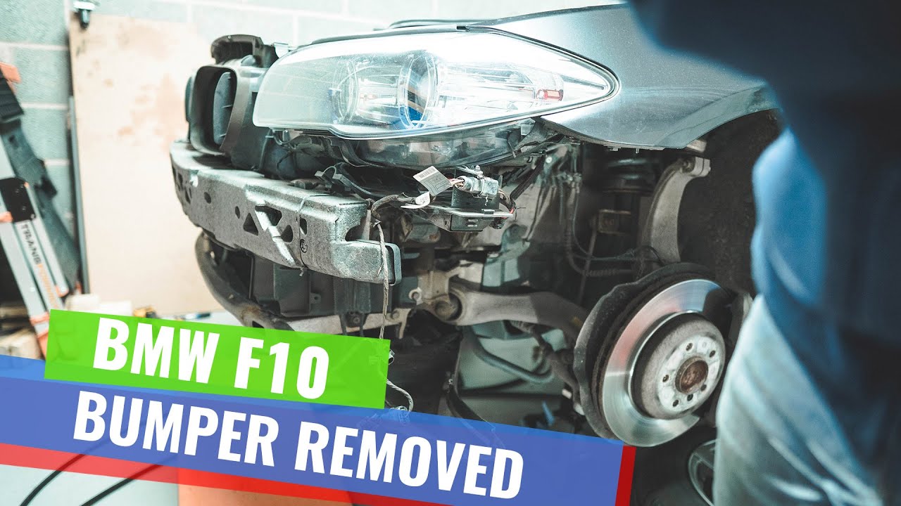 How to remove BMW F10/F11 Front Bumper YouTube