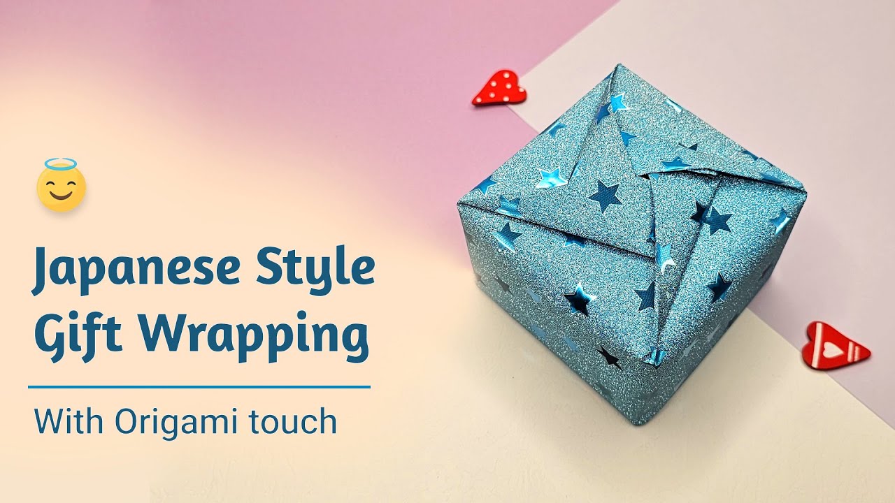 How to Wrap a Gift in Japanese Style 🤩 Japaneseinspired Origami touch