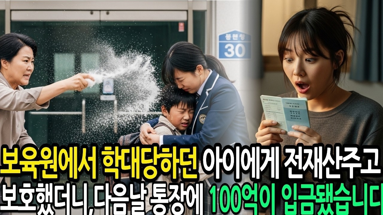 보육원에서 소금뿌려가며 거리에 내쫒긴 한국소년, 전재산 주고 보호했더니 다음날 통장에 100억이 입금이 되는데