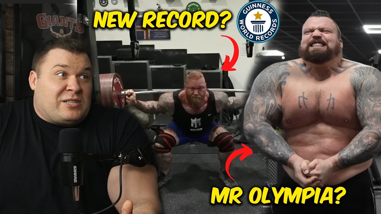 Hafthor Bjornsson breaking a POWERLIFTING RECORD? Eddie Hall the new MR