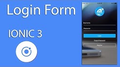 Mobile Development IONIC 3 Login Form ( IOS & Android )  Learn Quickly - Durasi: 15.29. 