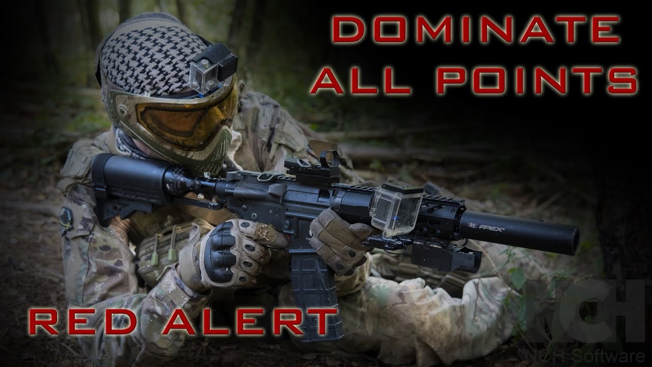 Dominate All Points - Mag Fed Paintball at Red Alert