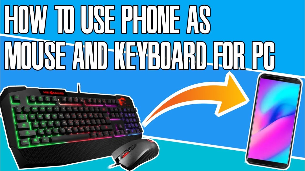 How To Use Phone As Mouse And Keyboard For PC Best App PhoneMouse