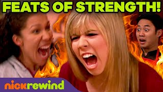 Sam Puckett's Weirdest Feats of Strength! | iCarly + Sam \& Cat