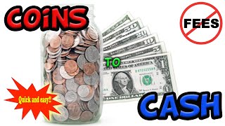 FAST, EASY & FREE Way To Turn In Your Coins For CASH - Coin Dump Like A Pro! NO FEE Coinstar