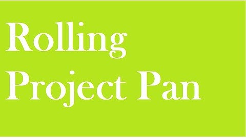 Rolling 5 Project Pan Update October 2022