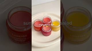 HAVE TRIED A LIP FRUIT SALAD?!! 🍑🍊🍓🍋 Laneige Lemon Sorbet Lip Sleeping Mask