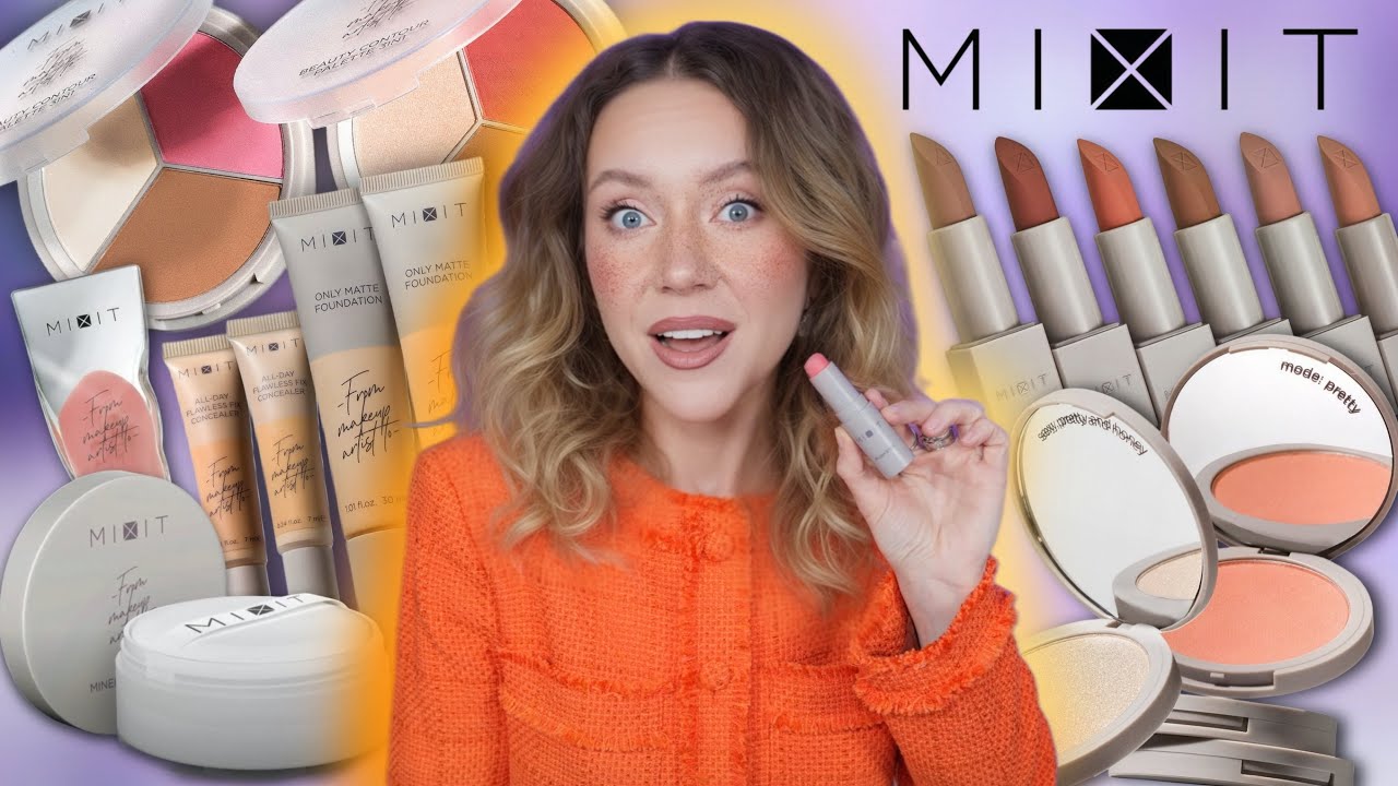 Скупила ВСЮ Косметику MIXIT! *БЮДЖЕТНО?* Макияж Одним Брендом Челлендж