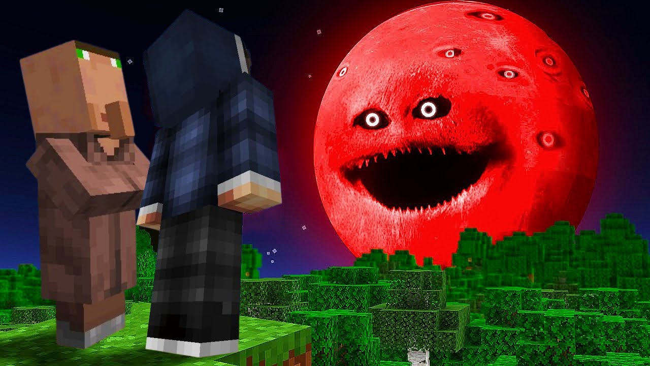 Minecraft Russian Rage RAGE I KOVALSKI PREŽIVALJAVAJU DŽINOVSKU KRVAVU MESEČINU U MINECRAFT-U ...