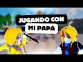 MI PAPA JUEGA ROBLOX POR PRIMERA VEZ | PAU