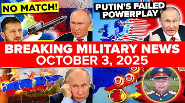 BREAKING MILITARY NEWS - October 3, 2025