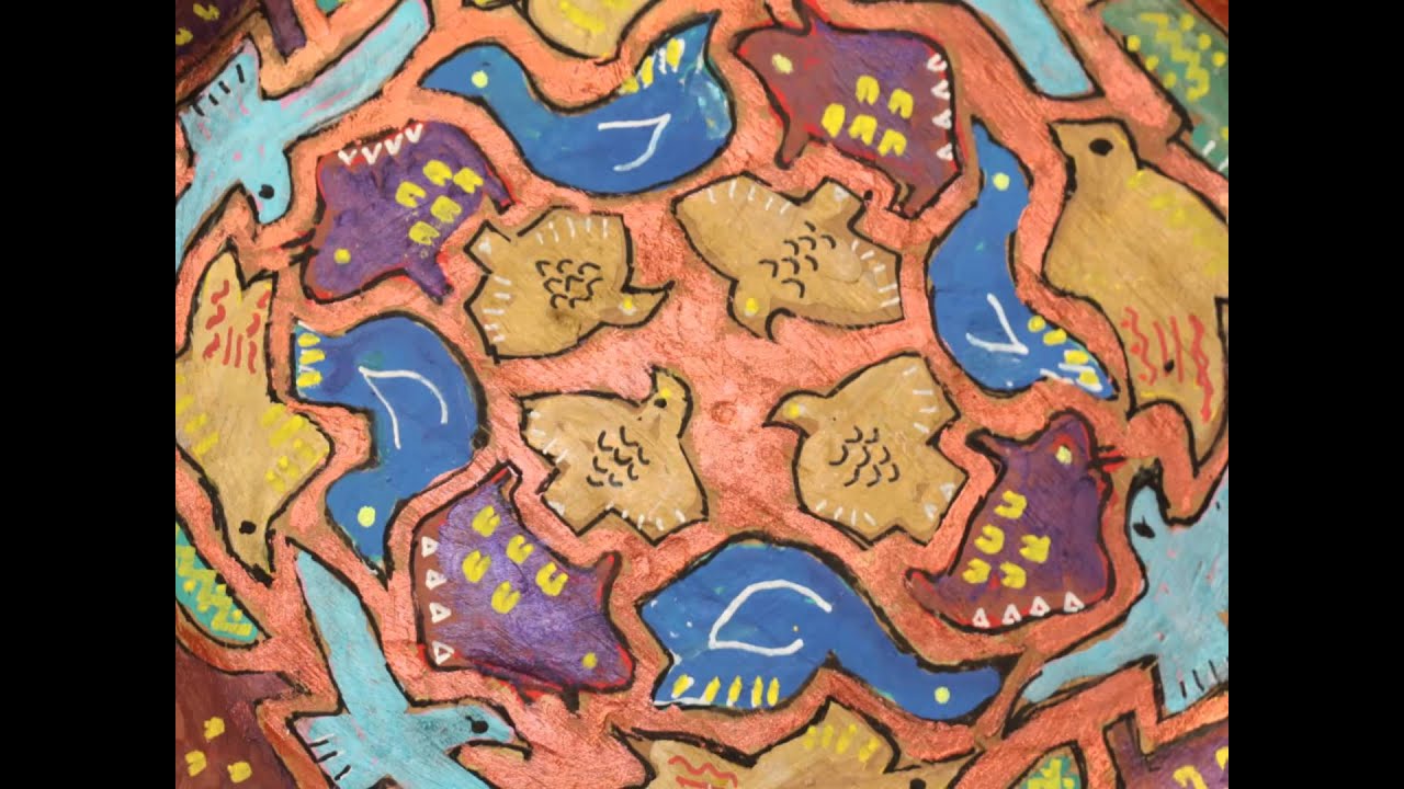 Wood painting with Gloria for piano and clarinet by Eitan Altman