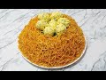 Салат "Гнездо Глухаря" / Праздничный Салат / Салат с Мясом / Salad With Meat Recipe