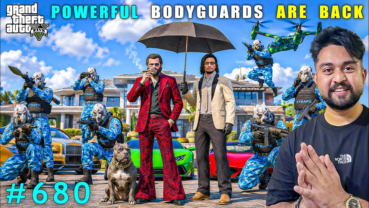 The Return Of Michael’s Powerful Bodyguards | Gta 5 Gameplay #680