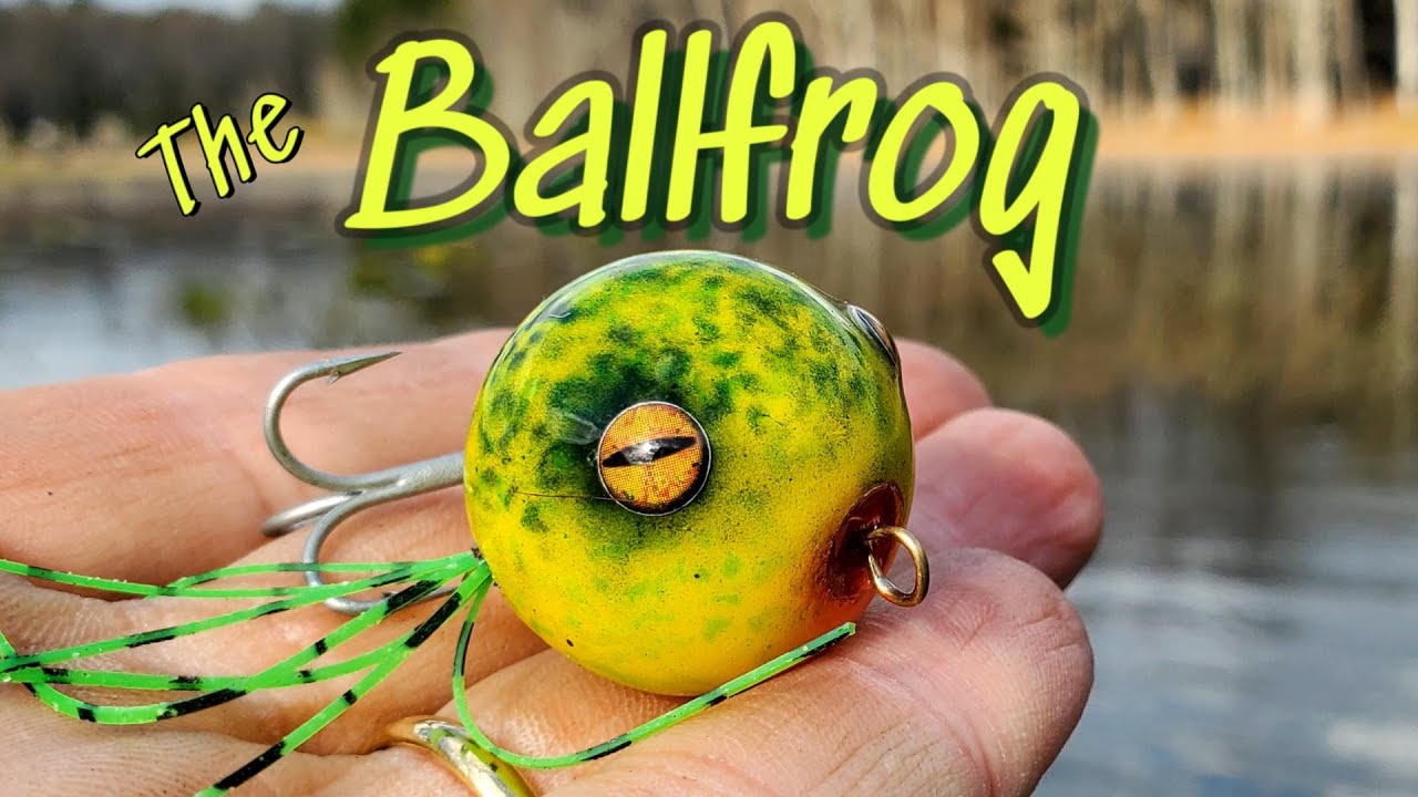 The Topwater Frog lure for beginners, Make a frog lure the easy way