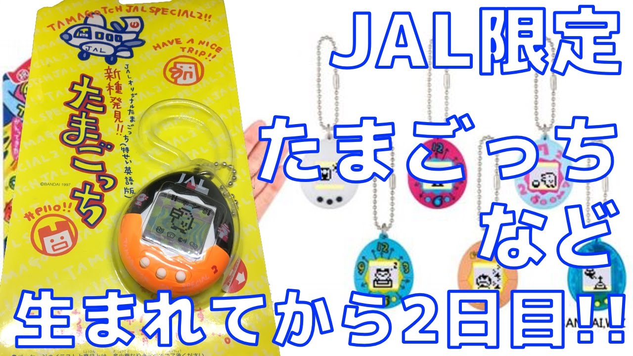 2日目】JAL限定オリジナルたまごっち(特せい英語版) 新種で発見