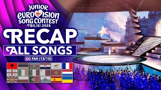 Junior Eurovision 2025 | RECAP All Songs (Selected So Far October 13th)