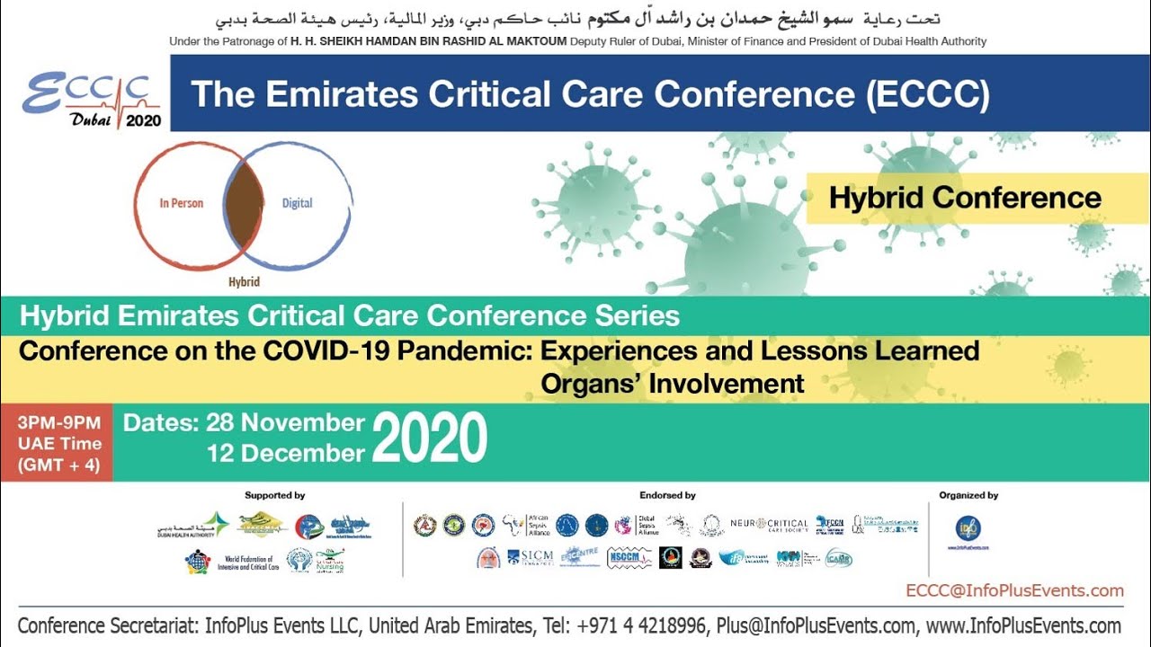 16th Edition - 2nd Hybrid Emirates Critical Care Conference - 28 November, 2020