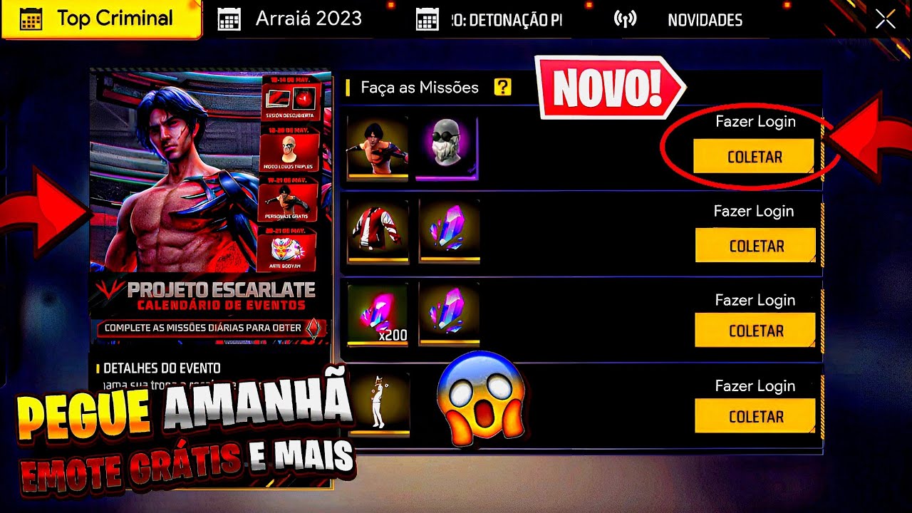 Garena Free Fire: resgate códigos hoje 01 de Janeiro de 2023