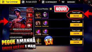 AMANHÃ!! GARENA VAI DAR EMOTE GRÁTIS, CUBO MÁGICO, PERSONAGEM ÓRION, BARBINHA VOLTANDO? - FREE FIRE