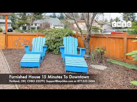 Furnished House 15 min to Downtown Portland | CHBO Furnished Rentals