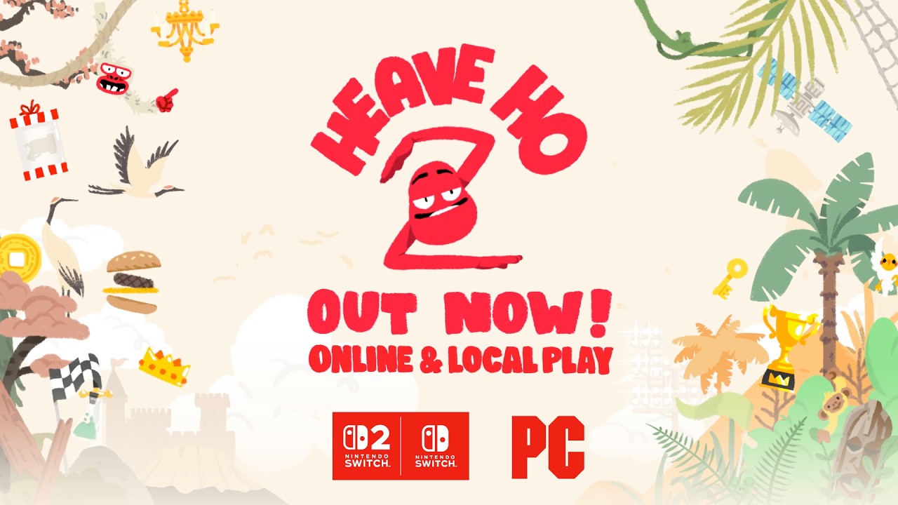 Heave Ho 2 est maintenant disponible sur PC, Nintendo Switch et Nintendo Switch 2