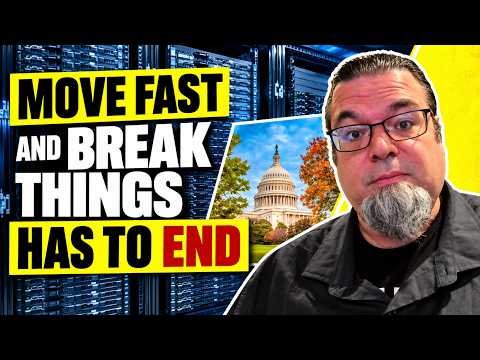 Move Fast And Break Things Has To End