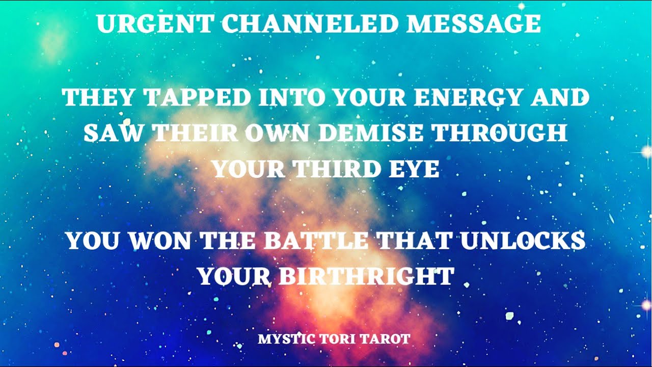 🚨🧿URGENT CHANNELED MSG~THEY SAW THEIR OWN DEMISE THROUGH YOUR SPIRITUAL EYES..THE DEVIL IS TERRIFIED