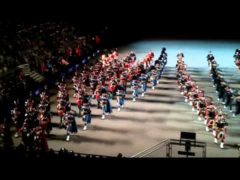 Edinburgh Royal Military Tattoo 2011 Massed Pipes Exit (Final)