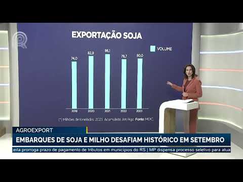 Agroexport: embarques de soja e de milho desafiam histórico em setembro| Canal Rural