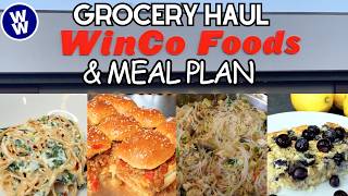 *NEW* WINCO FOODS WW Grocery Haul for Weight Loss - MEAL PLAN IDEAS!🧑‍🍳😋 🍽️ Weight Watchers Points!