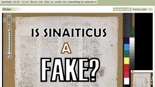 01 Is Sinaiticus a Fake?