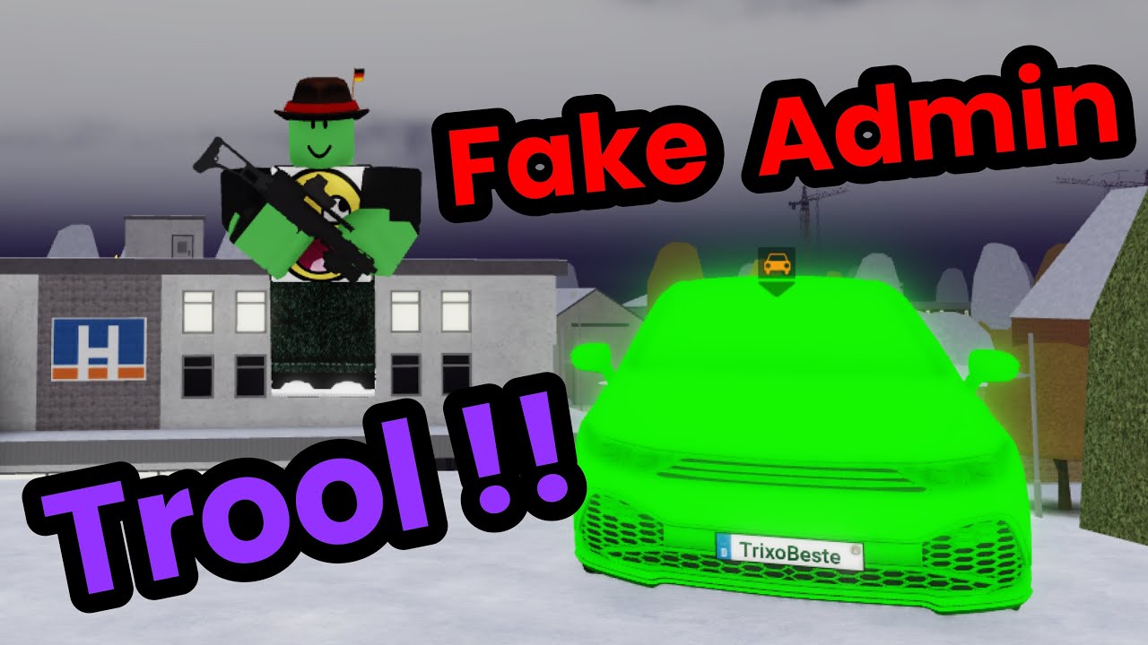🔥FAKE ADMIN in NOTRUF HAMBURG ROBLOX! Ich TROLLE 10 Spieler auf einmal! 