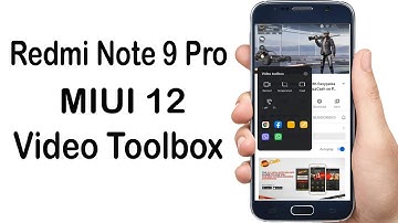 How to Use Video Toolbox Feature in Redmi Note 9 Pro | MIUI 12 Video Toolbox Feature