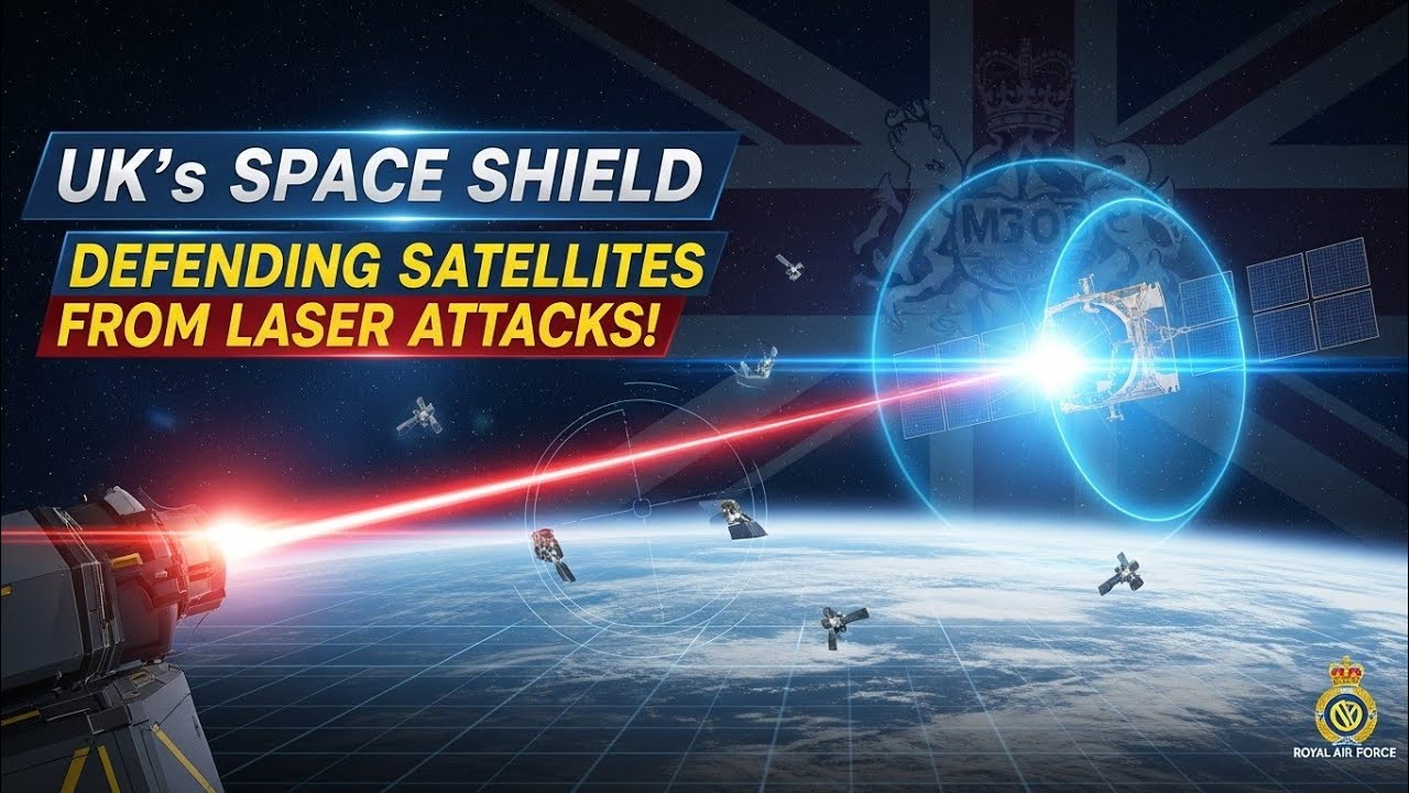 Космический щит Великобритании: как Великобритания защищает спутники от лазерных атак!