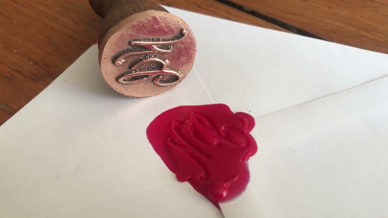 Fabrication d un sceau à cire