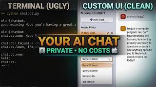 I Built a Private ChatGPT Clone That Runs 100% Offline (Free & Local)