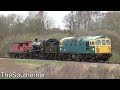 Ivatt 46521 arrives onto the Swanage Railway 21/03/2019