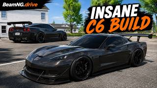 This C6 Corvette MOD is INSANE! C6 Cup Car vs ZR1 | BeamNG.Drive screenshot 5