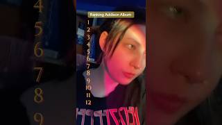 Ranking Addison Rae Album Songs