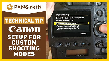 Canon Custom Shooting Modes